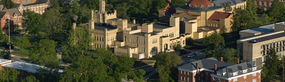 Ariel view of Old Main